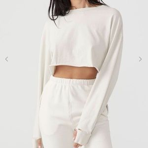 Joah Brown Soho Crop, White, One Size